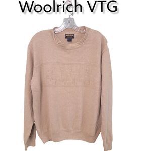 Woolrich Deer Vintage Crewneck‎ Grandpa Sweater Size Large